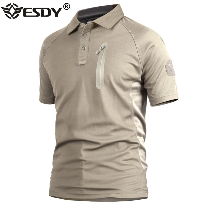 Tactical Military Shirt Cargo - 2025, Sommer-Herren-Kurzarmshirt, Cargo-Brusttasche, taktisches Militär-Outdoor, schnell