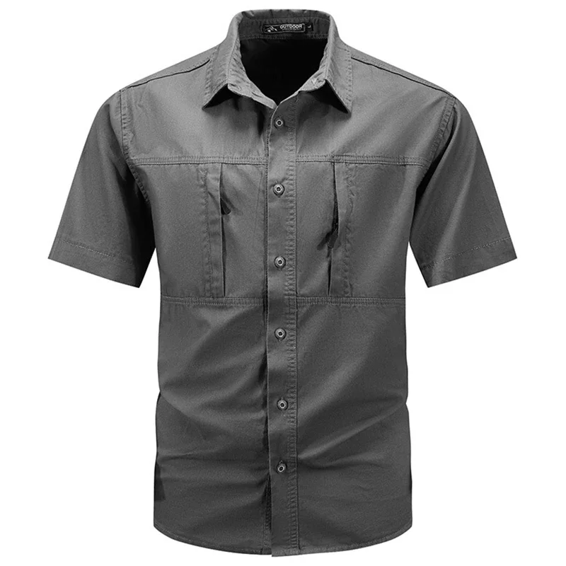 Tactical Military Shirt Cargo - Taktisches Kurzarmhemd für Herren, Sommer, neues