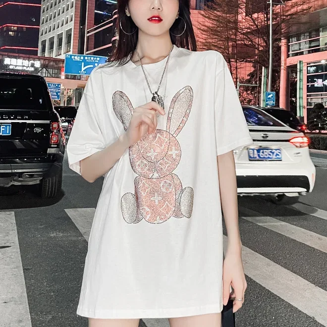 Shirts - Damen Sommer Casual T-Shirt: Kurzarm-Shirt mit