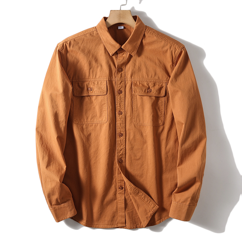 Oxford Cotton Casual Shirt Business - Neue Herren Business Fashion Casual Day