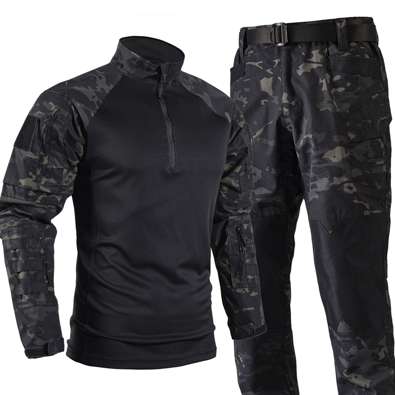 Tactical Military Shirt Cargo - Taktische Kampfuniform-Sets für Herren, Sommer, atmungsaktives