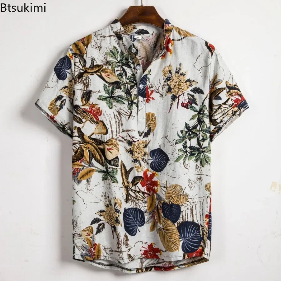 Vintage Hawaiian Floral Shirt - Heißer Verkauf Männer Hawaiian Floral Print