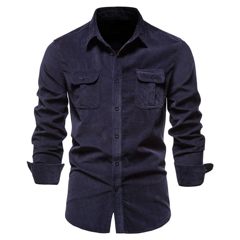 Herren-Freizeithemdjacke aus C – Corduroy Button Up Shirt Men Bewertung und Preis