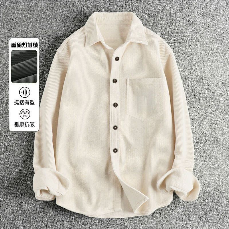 Herbstliche Herren-Cordhemden  – Corduroy Button Up Shirt Men Bewertung und Preis