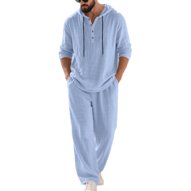 Grenzüberschreitender Herbst-L – Mens Linen Shirt Long Sleeve Bewertung und Preis