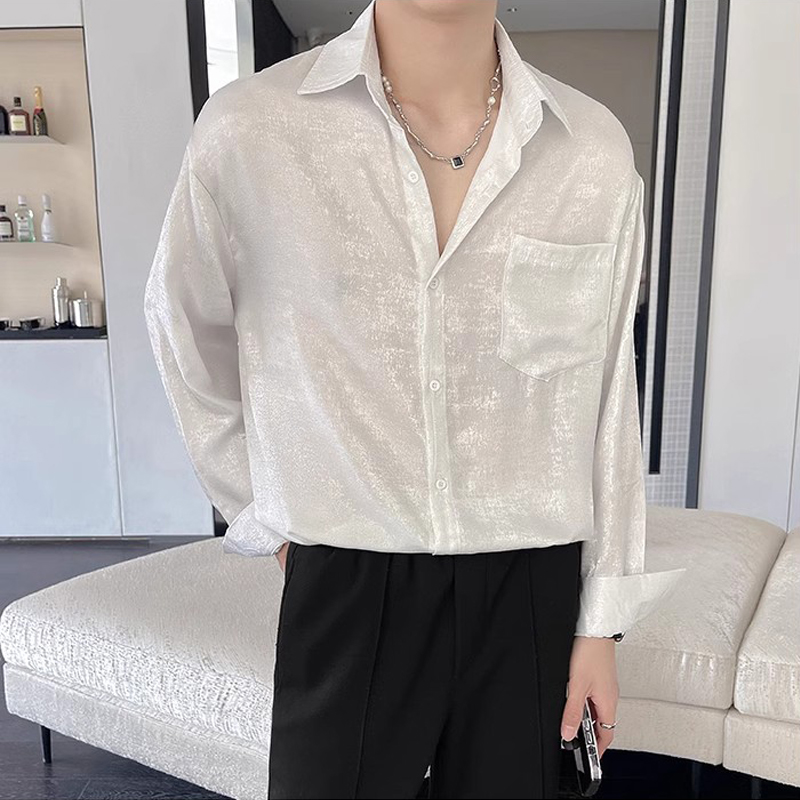 Sexy Seidensatin-Hemden für He – Mens Satin Silk Dress Shirt Bewertung und Preis
