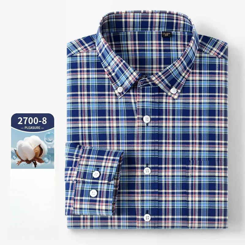 Hochwertiges Langarmhemd für H – Oxford Cotton Casual Shirt Business Bewertung und Preis