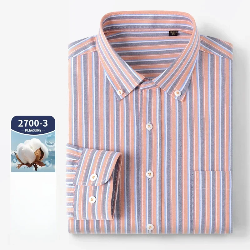 Hochwertiges Langarmhemd für H – Oxford Cotton Casual Shirt Business Bewertung und Preis