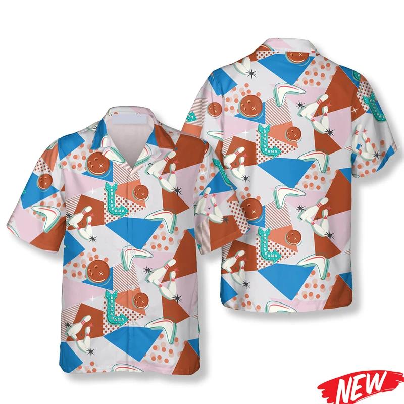 Klassisches Hawaii-Hemd mit Bo – Short Sleeve Bowling Shirt Retro Bewertung und Preis