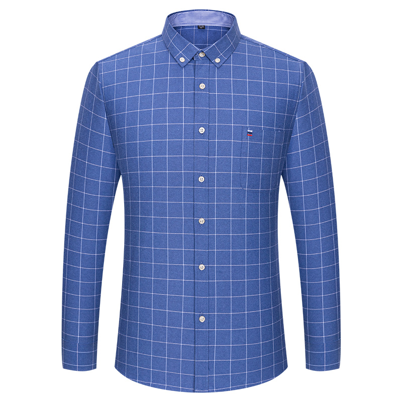 100% reine Baumwolle Oxford Mä – Oxford Cotton Casual Shirt Business Bewertung und Preis