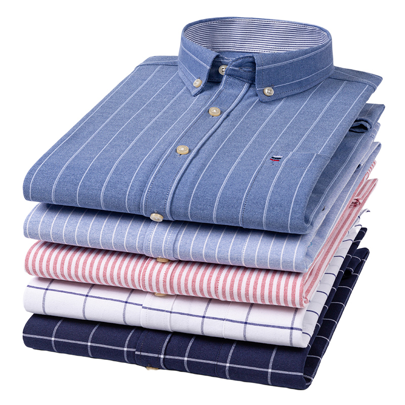 100% reine Baumwolle Oxford Mä – Oxford Cotton Casual Shirt Business Bewertung und Preis