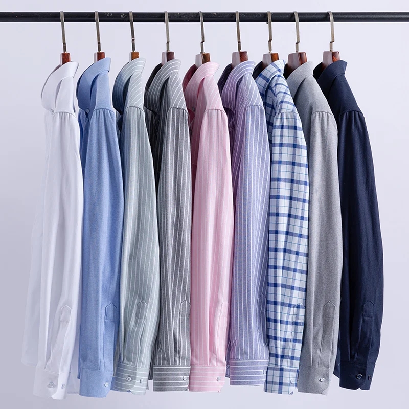 100% reine Baumwolle Oxford Mä – Oxford Cotton Casual Shirt Business Bewertung und Preis