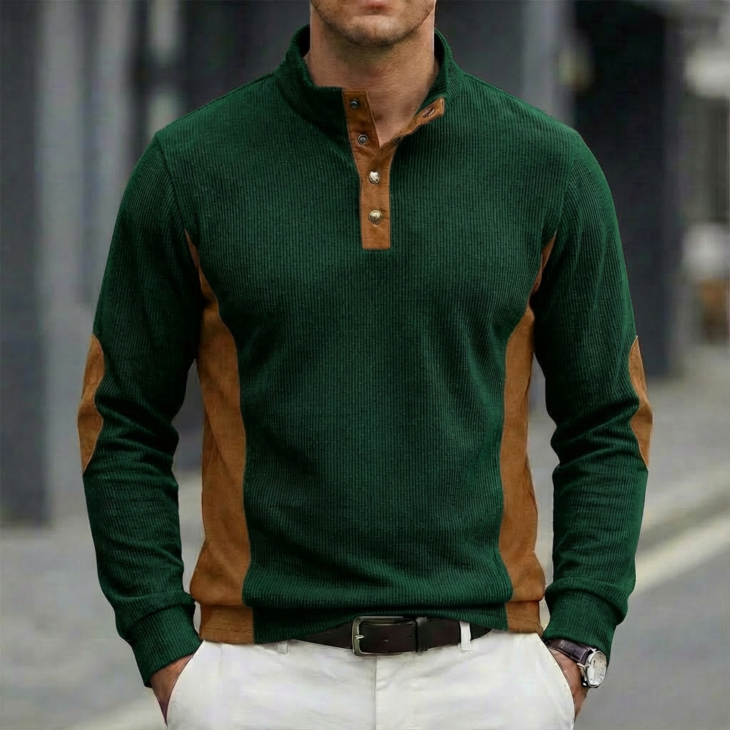 Heiß begehrtes neues lässiges  – Corduroy Button Up Shirt Men Bewertung und Preis