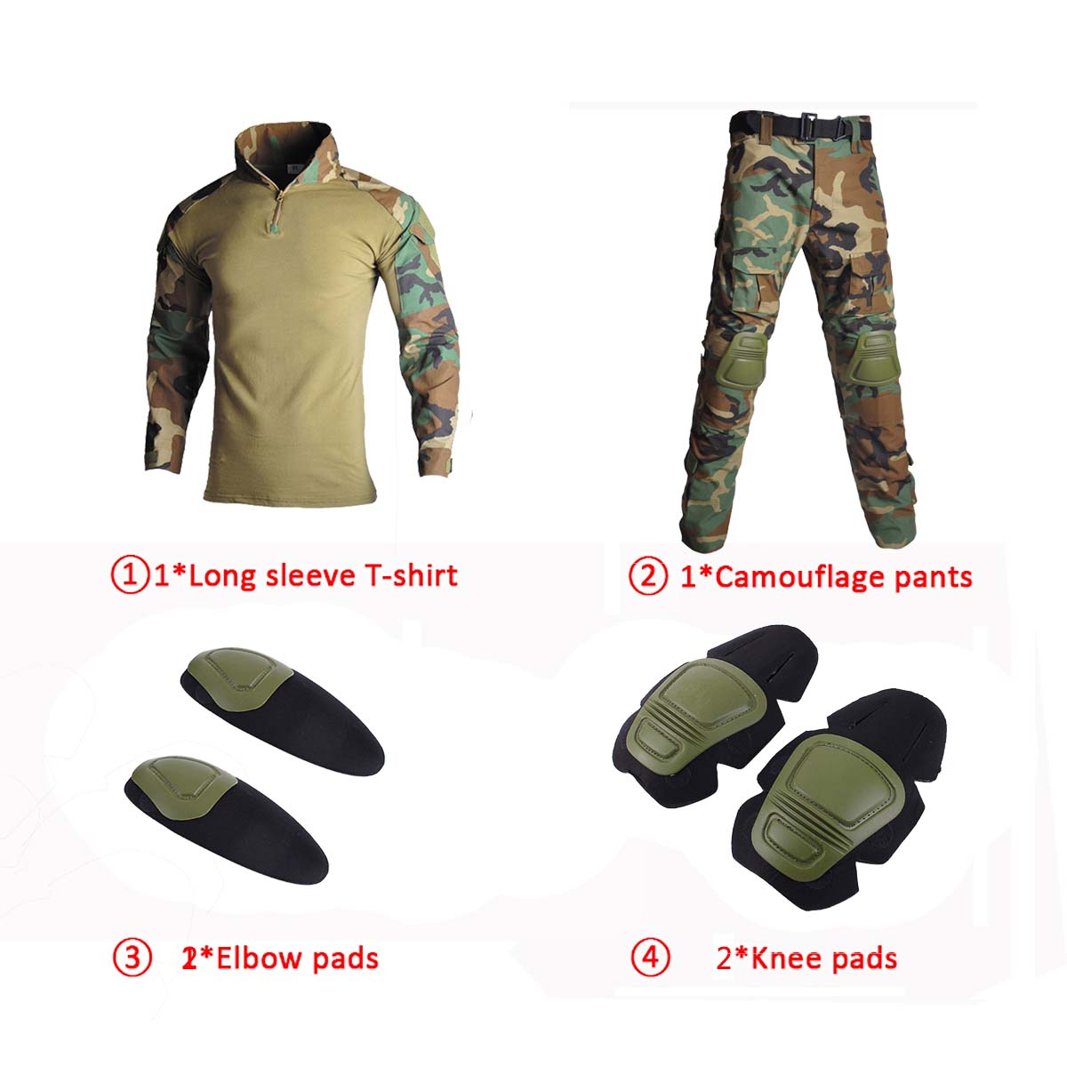 Jungle Camouflage G2 Tactical  – Tactical Military Shirt Cargo Bewertung und Preis