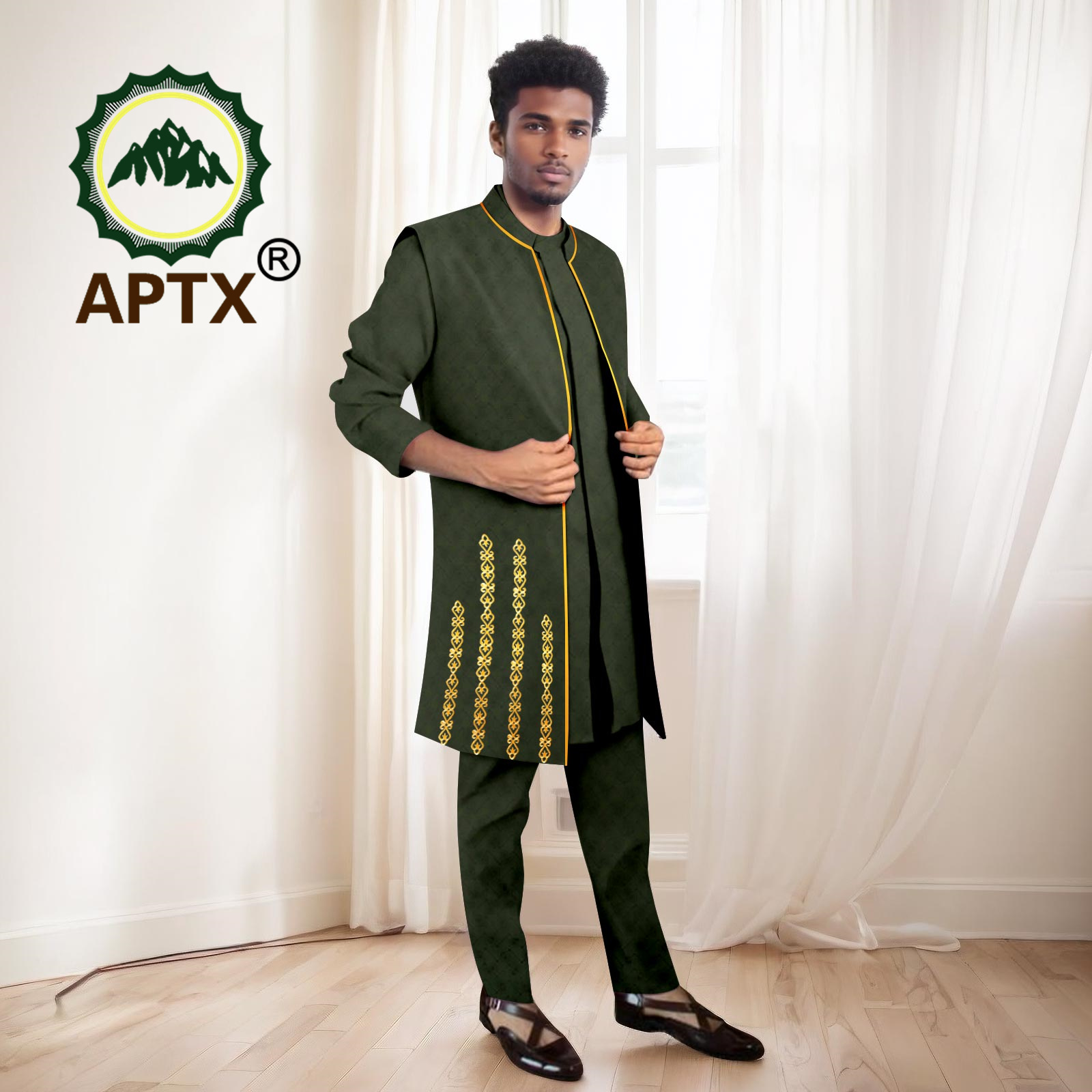 Afrikanische Herrenanzüge, hoc – Mandarin Collar Formal Shirt Slim Fit Bewertung und Preis