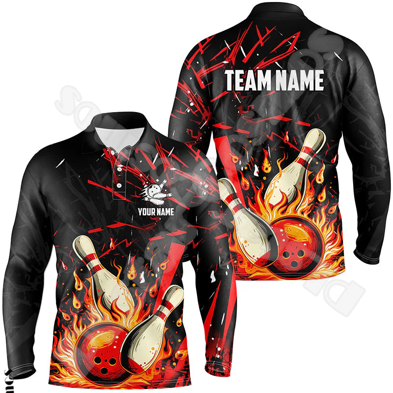 Benutzer definierte Name Strei – Short Sleeve Bowling Shirt Retro Bewertung und Preis