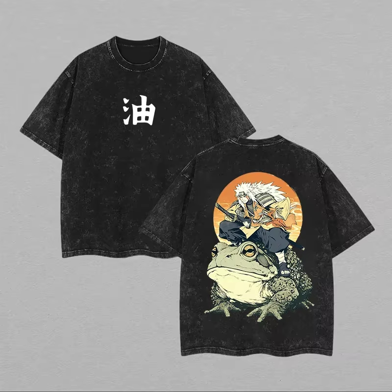 2026 Jiraiya T-Shirt Naruto To – Acid Wash Vintage Graphic T Shirt Bewertung und Preis