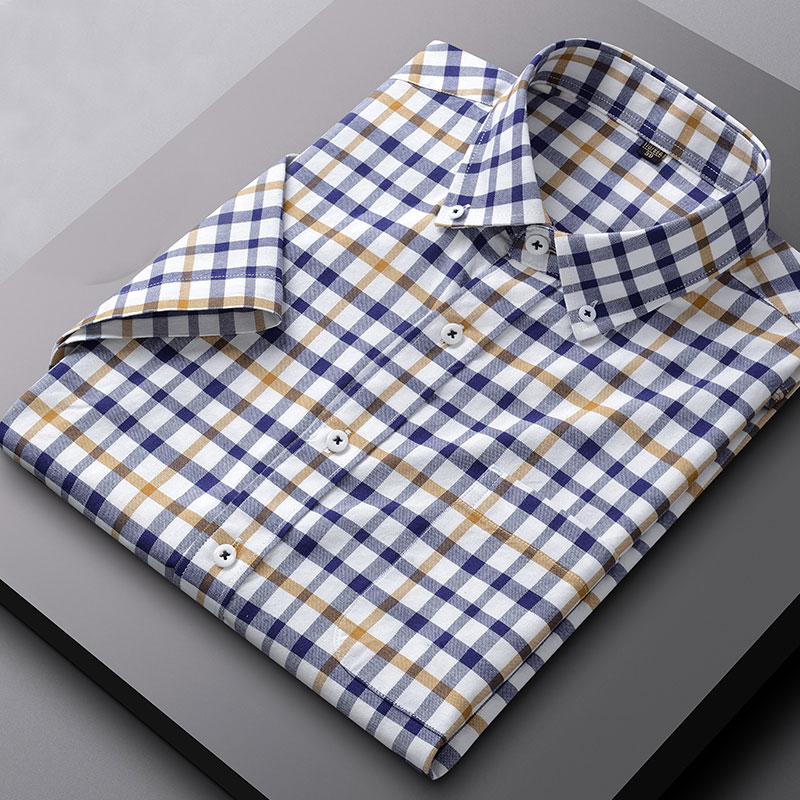 Sommer neue 100% Baumwolle Oxf – Oxford Cotton Casual Shirt Business Bewertung und Preis