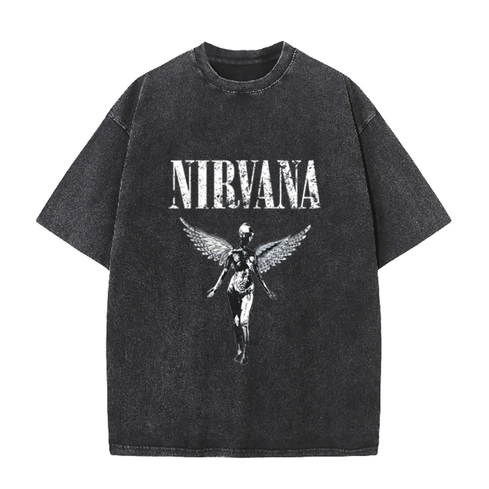 Retro Acid Wash Oversized T-Sh – Acid Wash Vintage Graphic T Shirt Bewertung und Preis