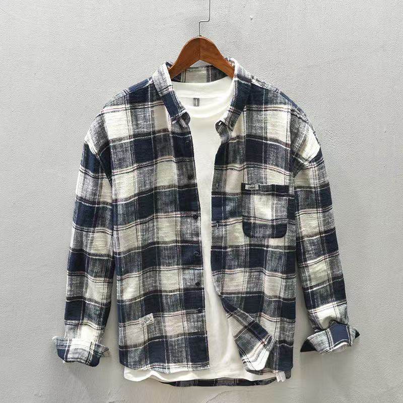 2026 Frühling/Herbst Neu Karie – Flannel Plaid Shirt Heavy Weight Bewertung und Preis