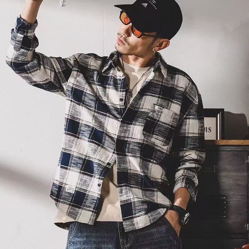 2026 Frühling/Herbst Neu Karie – Flannel Plaid Shirt Heavy Weight Bewertung und Preis