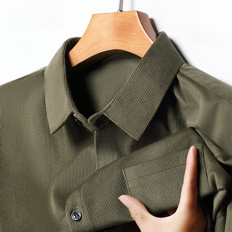 Cord Herren Langarm Hemd Retro – Corduroy Button Up Shirt Men Bewertung und Preis