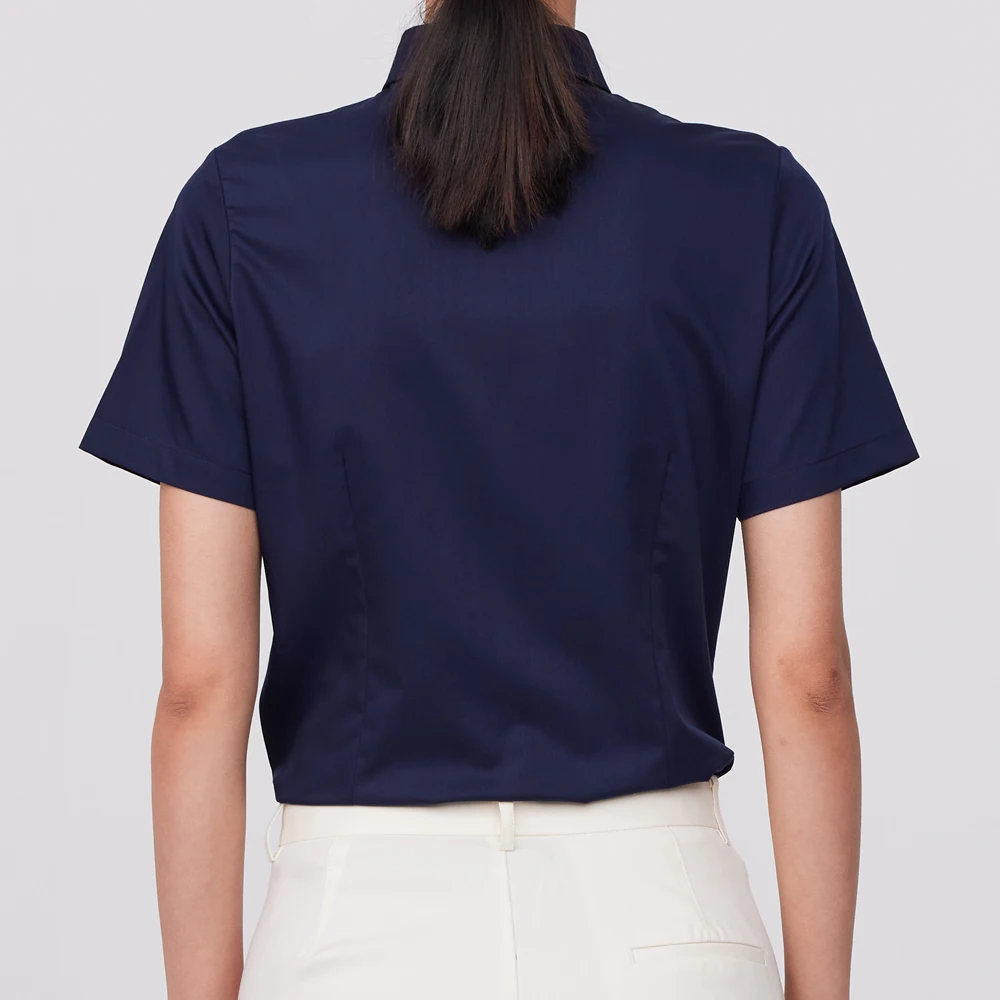 Damen Kurzarm-Businessbluse, b – Breathable Bamboo Fiber Shirt Non Iron Bewertung und Preis