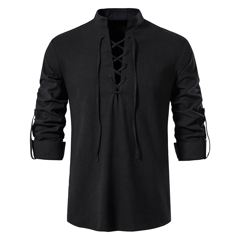 Mittelalterliches Herrenhemd a – Mens Linen Shirt Long Sleeve Bewertung und Preis