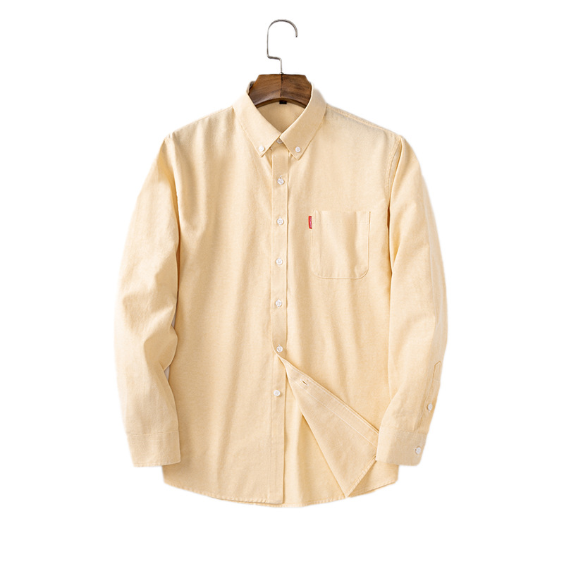 Herrenhemd aus reiner Baumwoll – Oxford Cotton Casual Shirt Business Bewertung und Preis