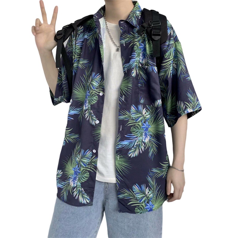 Lässig hawaiian Retro Blumen d – Vintage Hawaiian Floral Shirt Bewertung und Preis