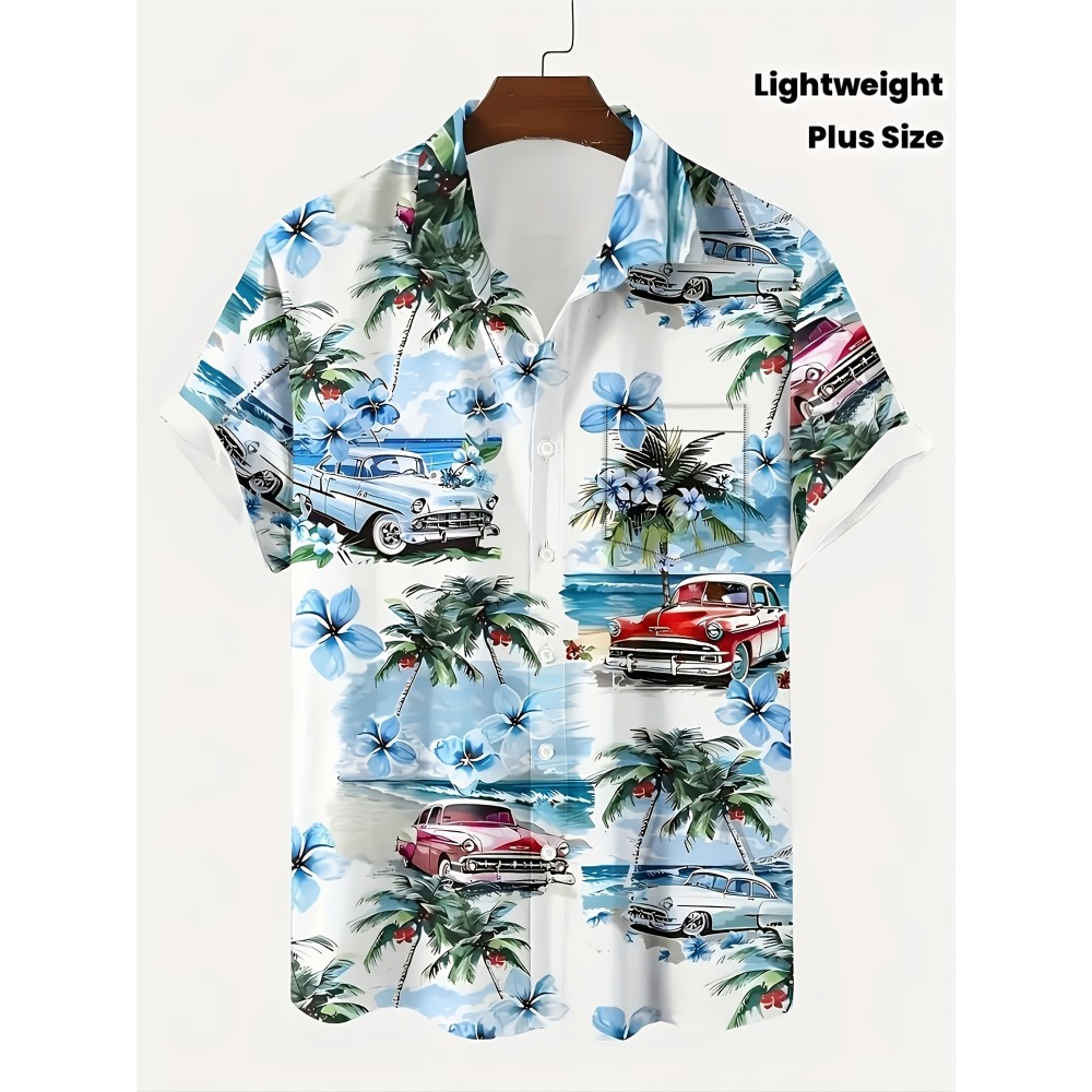 Herren Vintage Klassische Auto – Vintage Hawaiian Floral Shirt Bewertung und Preis