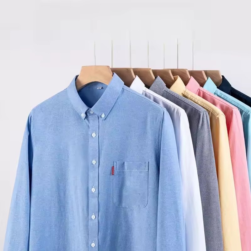 Herren-Business-Hemd aus 100 % – Oxford Cotton Casual Shirt Business Bewertung und Preis