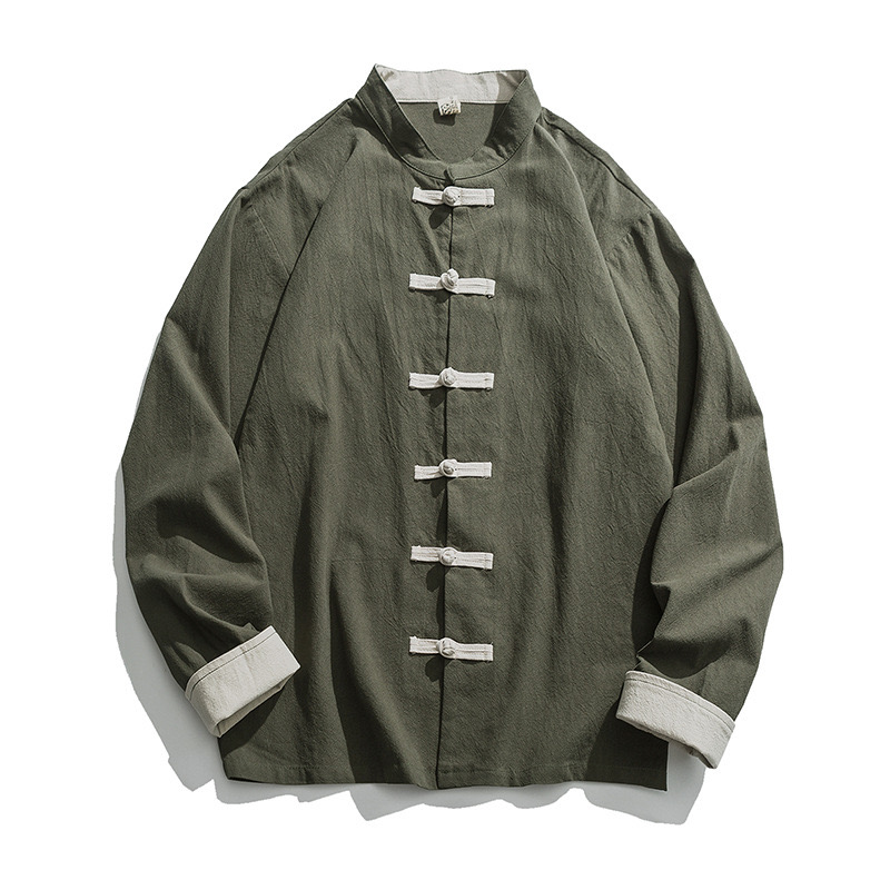 2026 Neue Kimono-Jacke für Her – Mens Linen Shirt Long Sleeve Bewertung und Preis