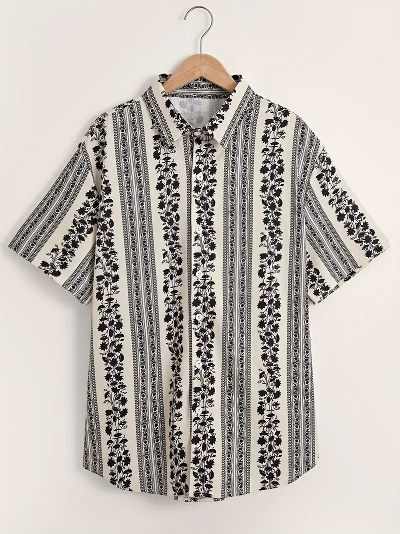 Klassisches Hawaii-Hemd für He – Short Sleeve Bowling Shirt Retro Bewertung und Preis