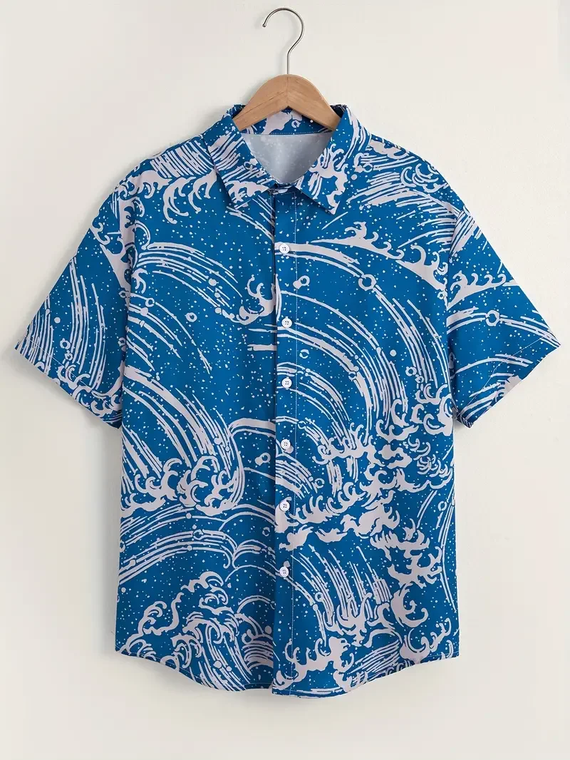 Klassisches Hawaii-Hemd für He – Short Sleeve Bowling Shirt Retro Bewertung und Preis