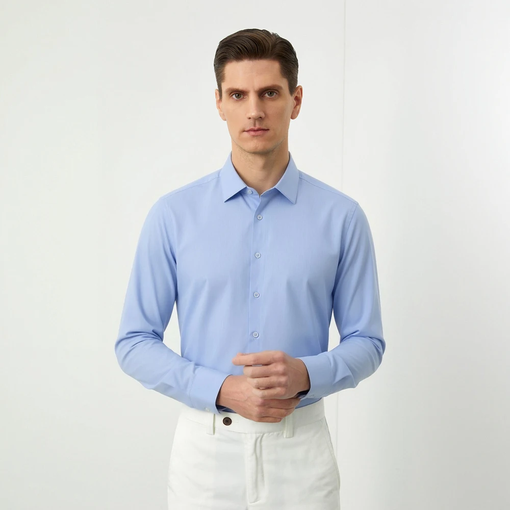 Herren Business Casual Hemd Kn – Breathable Bamboo Fiber Shirt Non Iron Bewertung und Preis