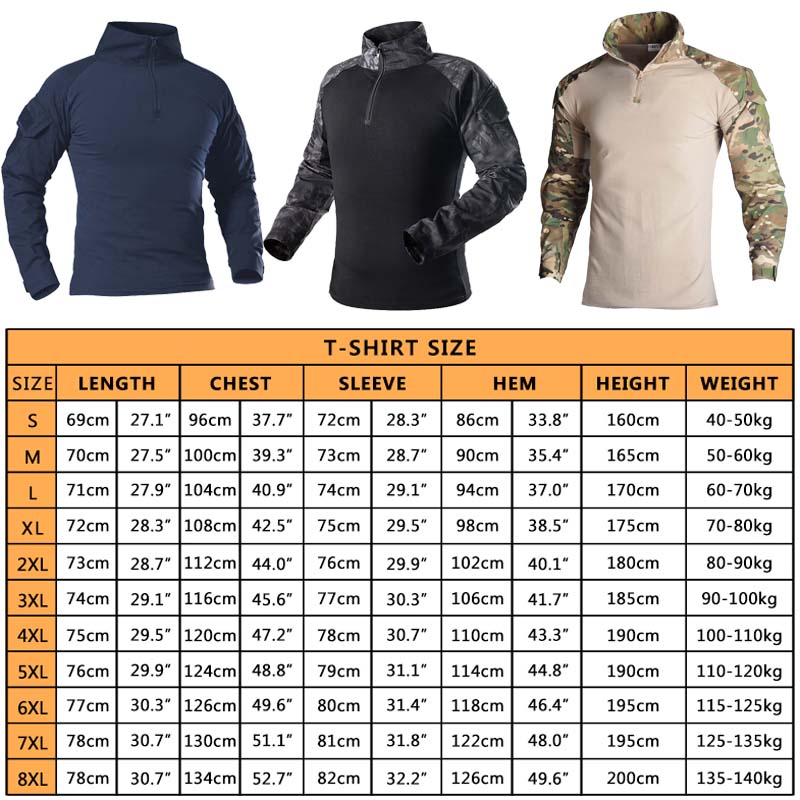Kampf Shirts Camo Cargo Sport  – Tactical Military Shirt Cargo Bewertung und Preis