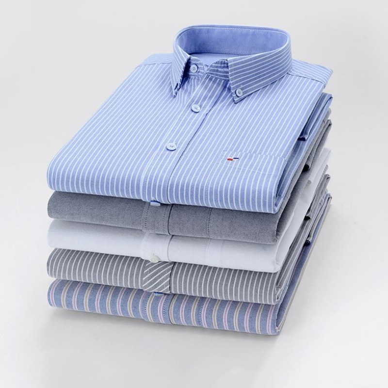 100% reine Baumwolle Oxford Mä – Oxford Cotton Casual Shirt Business Bewertung und Preis