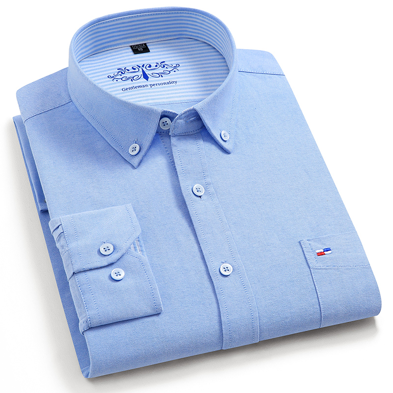 100% reine Baumwolle Oxford Mä – Oxford Cotton Casual Shirt Business Bewertung und Preis