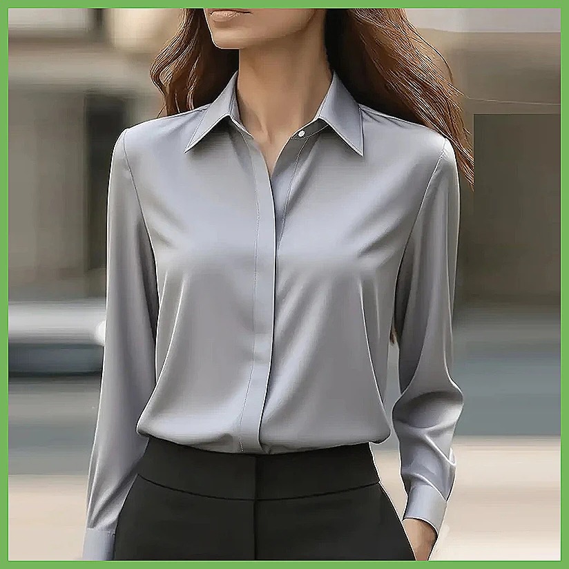 Neue Damen Büro-Bluse Langarm  – Shirts Bewertung und Preis