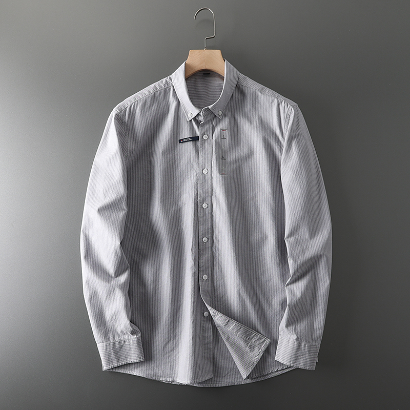 Herrenmode, Business, Hochzeit – Oxford Cotton Casual Shirt Business Bewertung und Preis