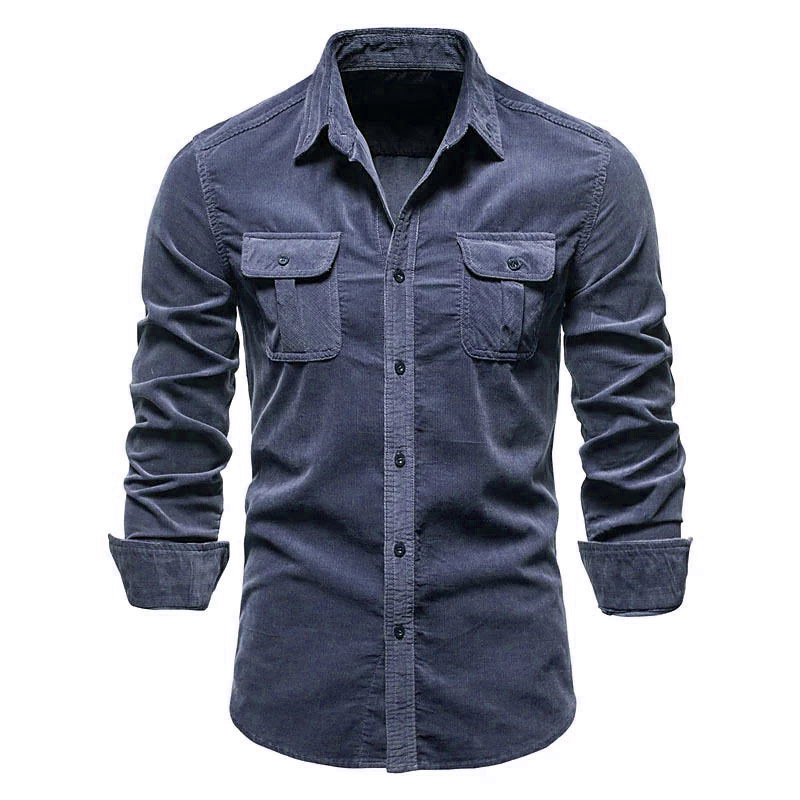 Neues Cordhemd für Herren aus  – Corduroy Button Up Shirt Men Bewertung und Preis