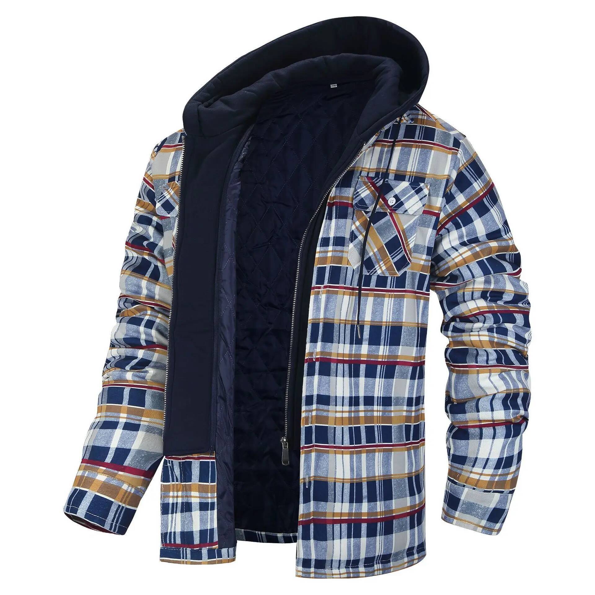 Winter-Flanell-Karo-Jacke für  – Flannel Plaid Shirt Heavy Weight Bewertung und Preis