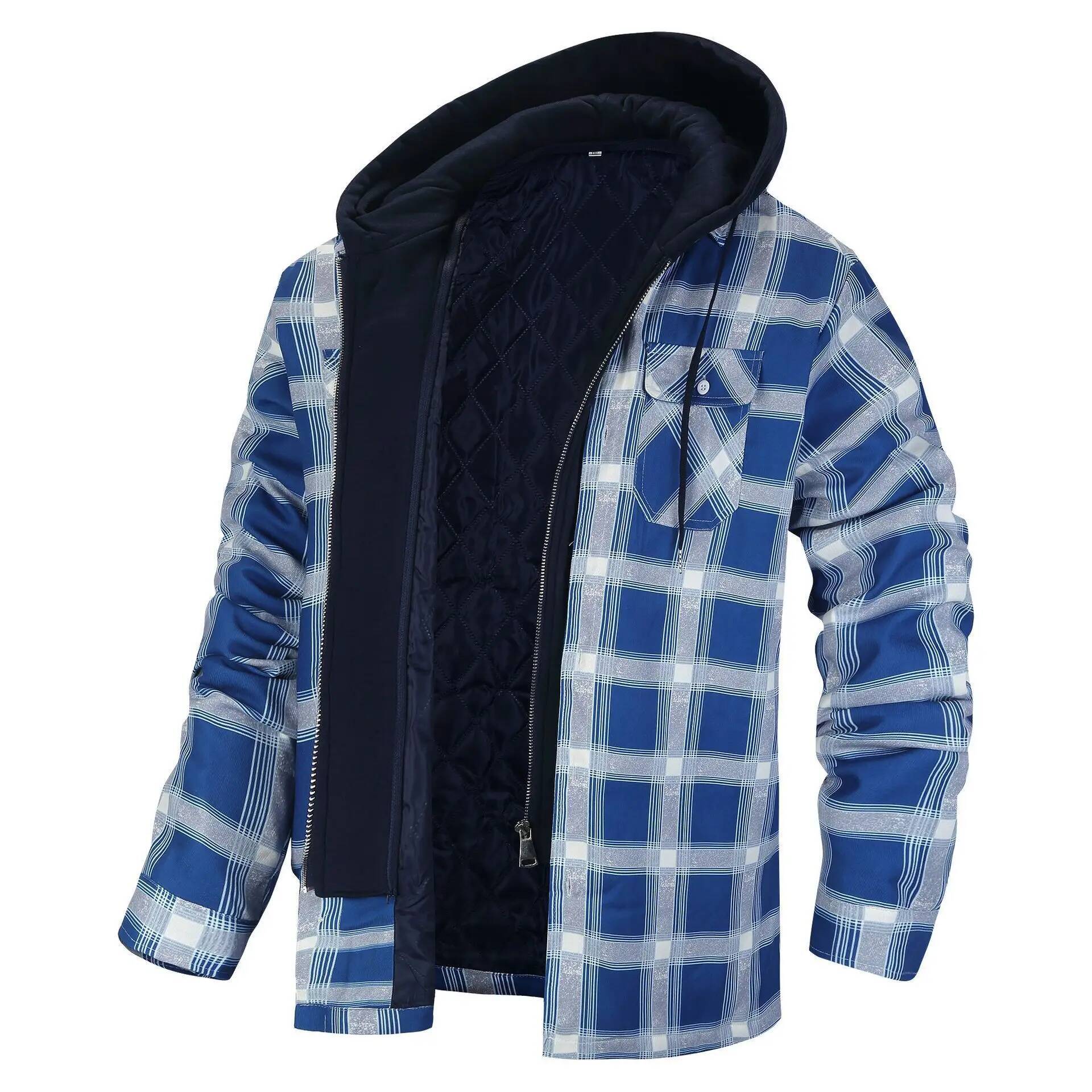 Winter-Flanell-Karo-Jacke für  – Flannel Plaid Shirt Heavy Weight Bewertung und Preis
