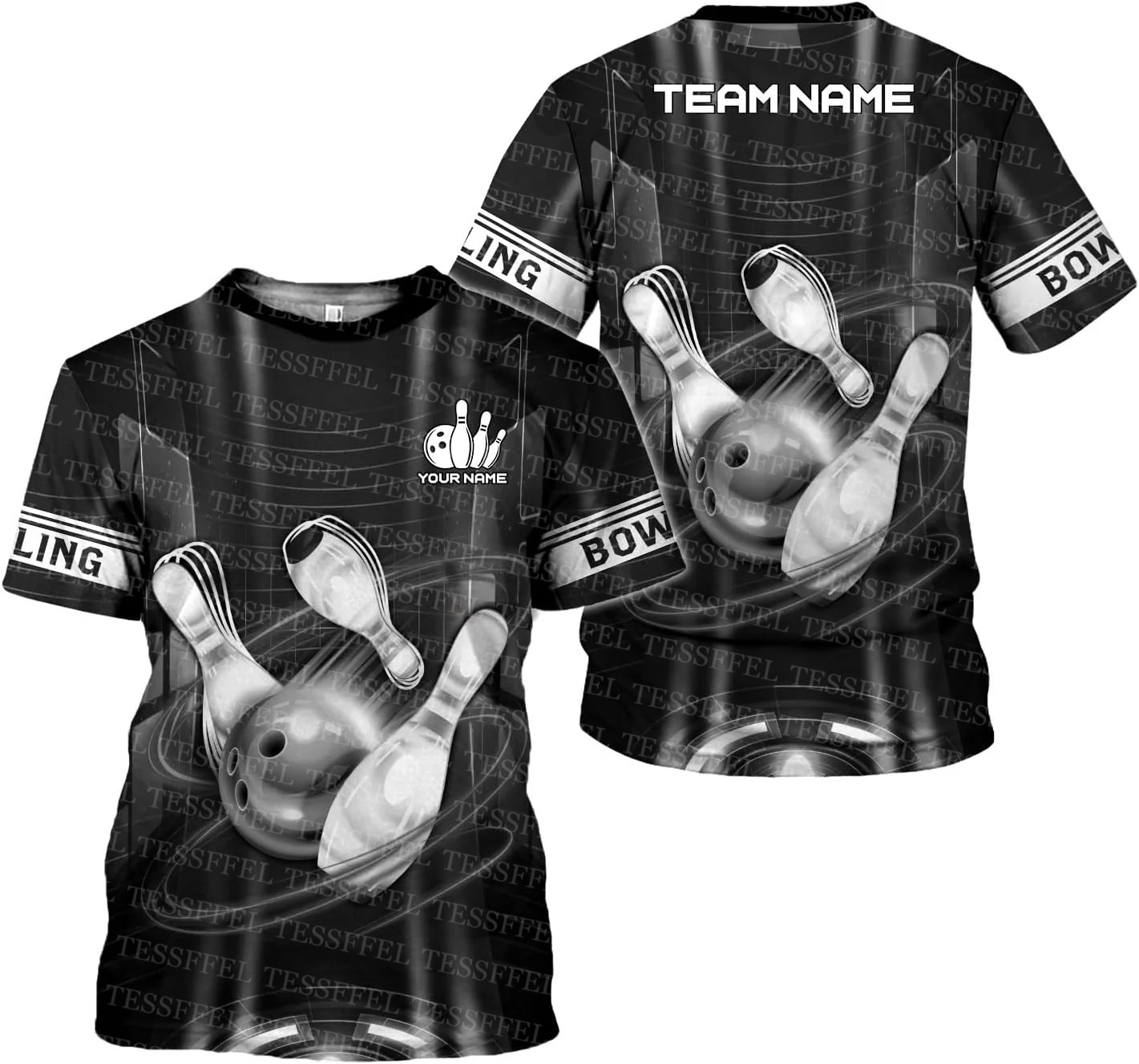 Benutzerdefinierte Name Graffi – Short Sleeve Bowling Shirt Retro Bewertung und Preis