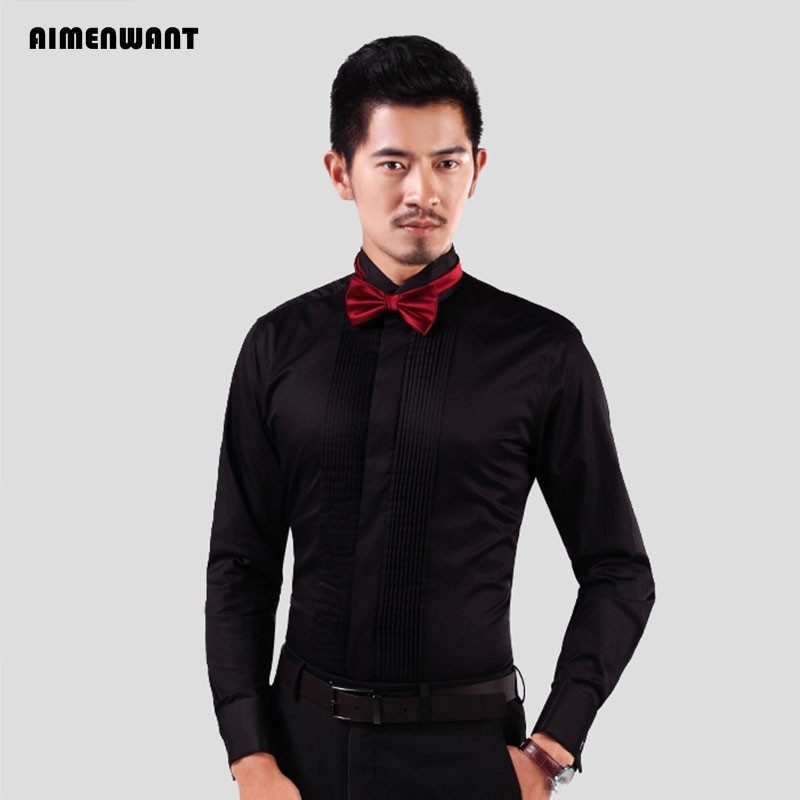 Aimenwant 2024 Smoking hemden  – Mandarin Collar Formal Shirt Slim Fit Bewertung und Preis