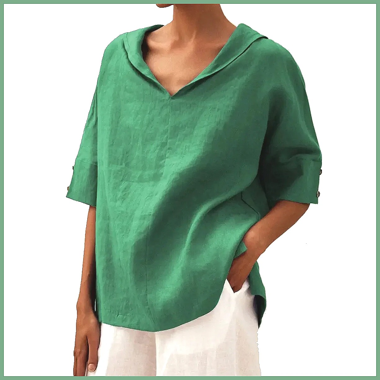 Damen Locker Sitzende V-Aussch – Shirts Bewertung und Preis
