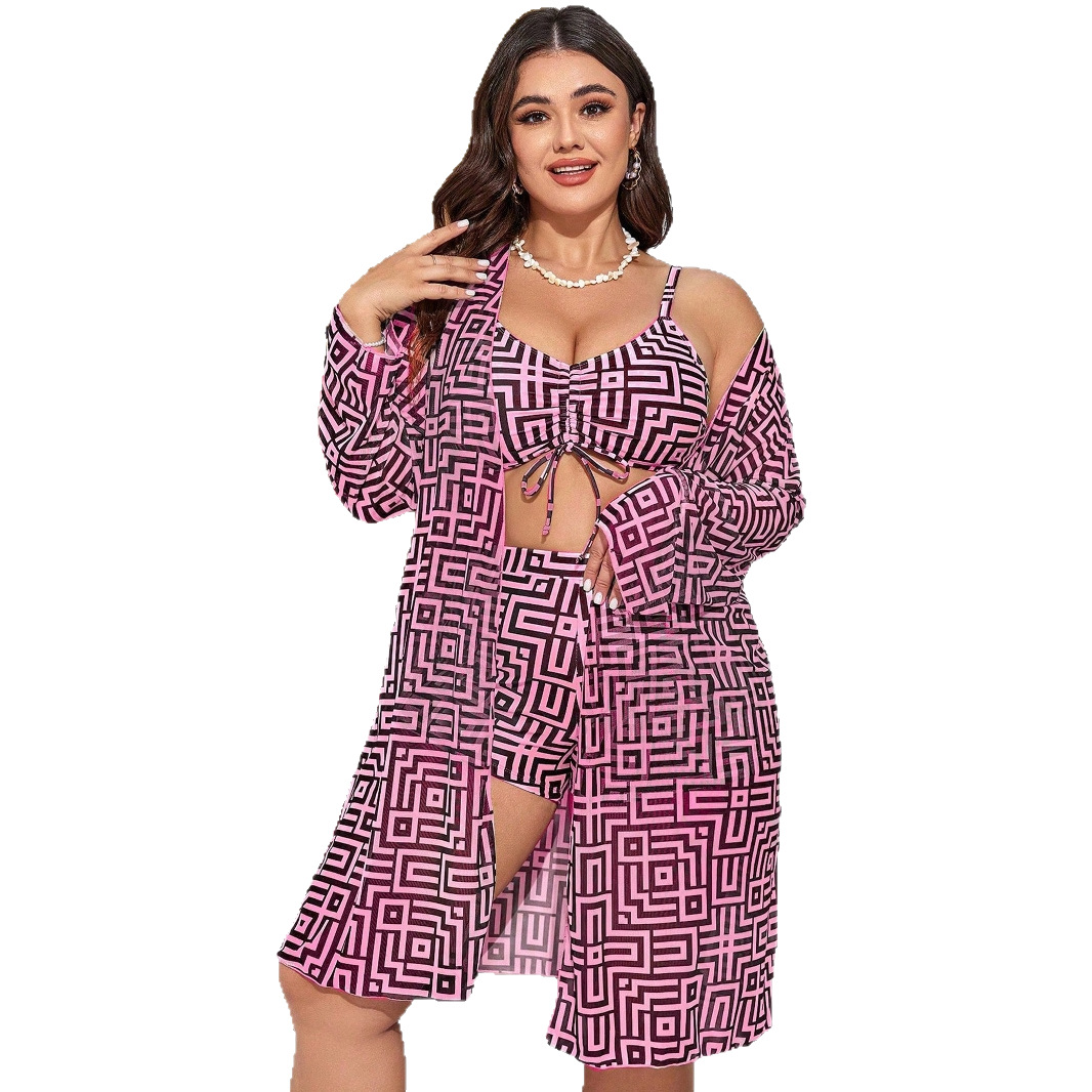 Plus-Size 3-teiliger Badeanzug – Shorts Bewertung und Preis