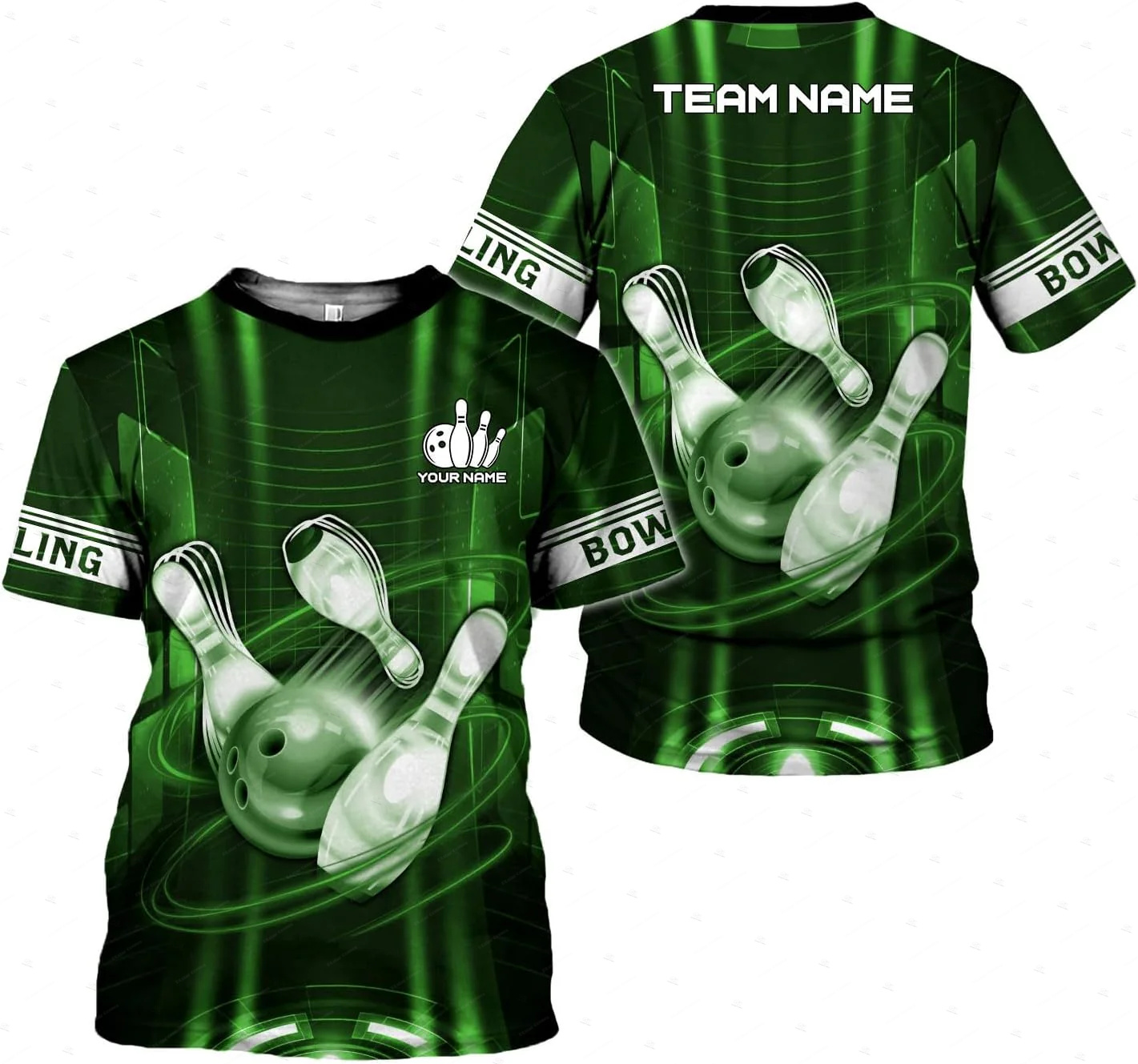 Benutzerdefinierte Name Gradie – Short Sleeve Bowling Shirt Retro Bewertung und Preis