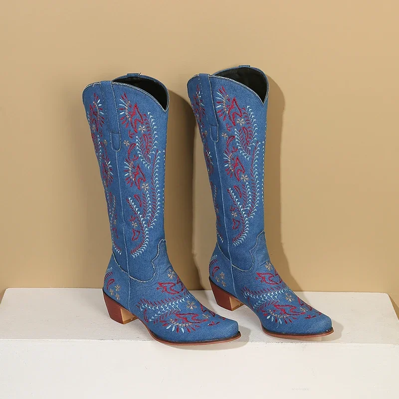 Blaue Denim Western Cowgirl Kn – Jeans Bewertung und Preis